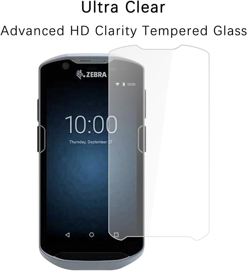 SCDIYEER 3pcs Tempered Glass Screen Protector for Zebra TC51 TC510K TC52 TC52X TC56 TC57 TC57X Barcode Scanner,HD Clean,Scratch Impact Protection - Image 2